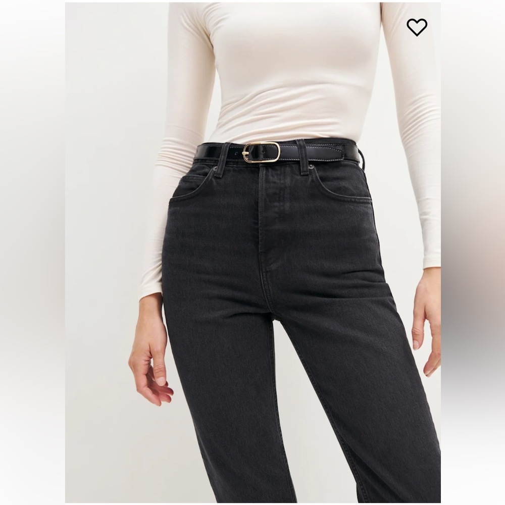 Reformation Cynthia High Rise Straight Cropped Jeans